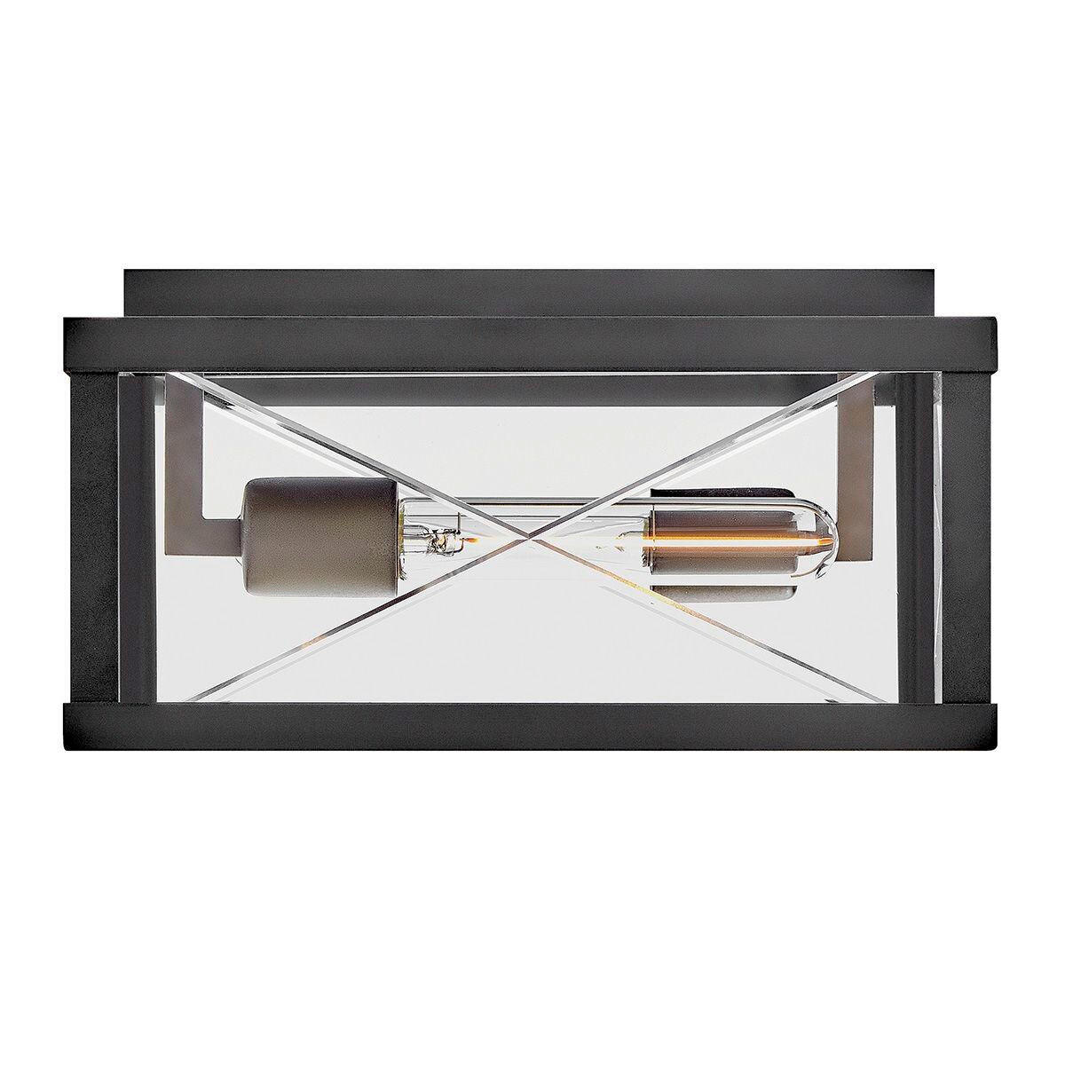 HÄNGELEUCHTE Hinkley 15,9/30,5/30,5 cm  - Schwarz, Design, Glas/Metall (15,9/30,5/30,5cm) - Elstead Lighting