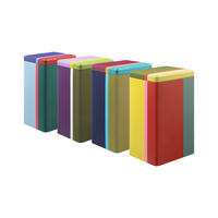 VORRATSDOSENSET 4-teilig  - Multicolor, Basics, Metall (10,6/8,5/17,3cm)