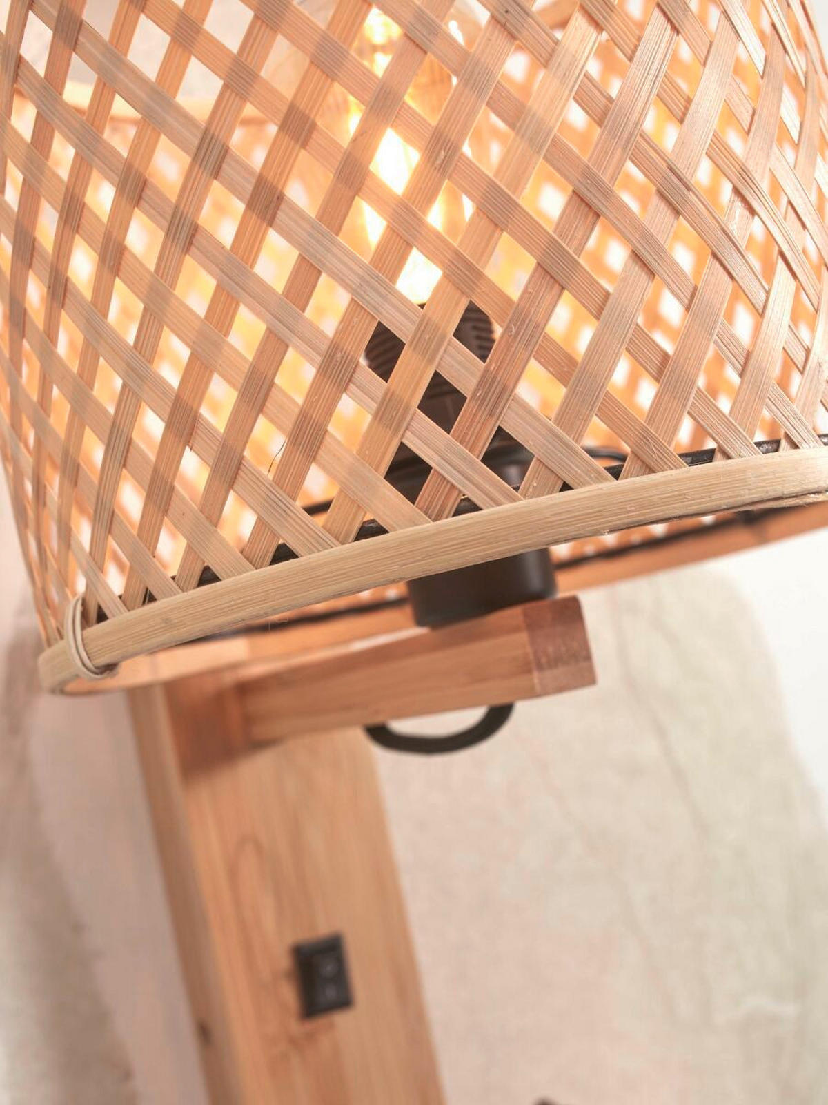 WANDLEUCHTE GOOD&MOJO  30/22/52 cm   - Naturfarben, Trend (30/22/52cm) - Good & Mojo