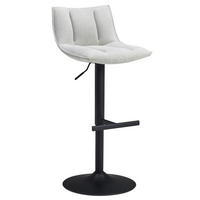 BARHOCKER in Beige  - Beige/Schwarz, MODERN, Textil/Metall (46/87-108/52cm) - MID.YOU