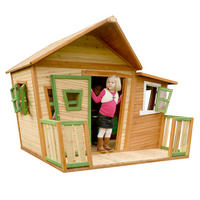 LEKSTUGA 220/174/193 cm SPIELHAUS LISA  - vit/grön, Basics, trä (220/174/193cm)