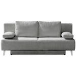 SCHLAFSOFA Spicy in Cord Hellgrau  - Hellgrau, MODERN, Textil/Metall (193/85/88cm) - Novel