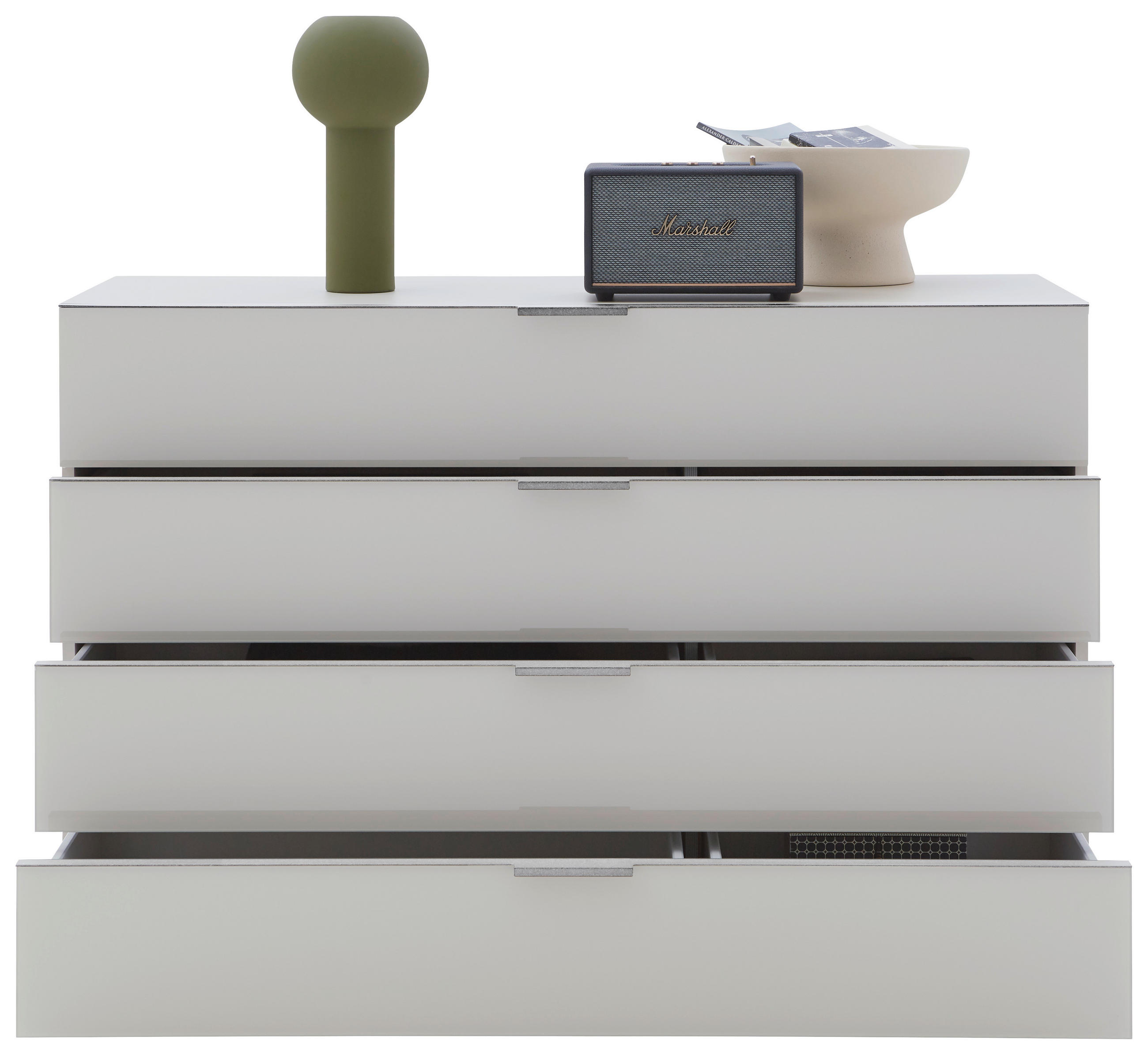 Thumbnail - Dieter Knoll Sideboard, Champagner, Metall, 4 Schublade(n) Schubladen, 121x82x42 cm, Beimöbel erhältlich, stehend, Wohnz...