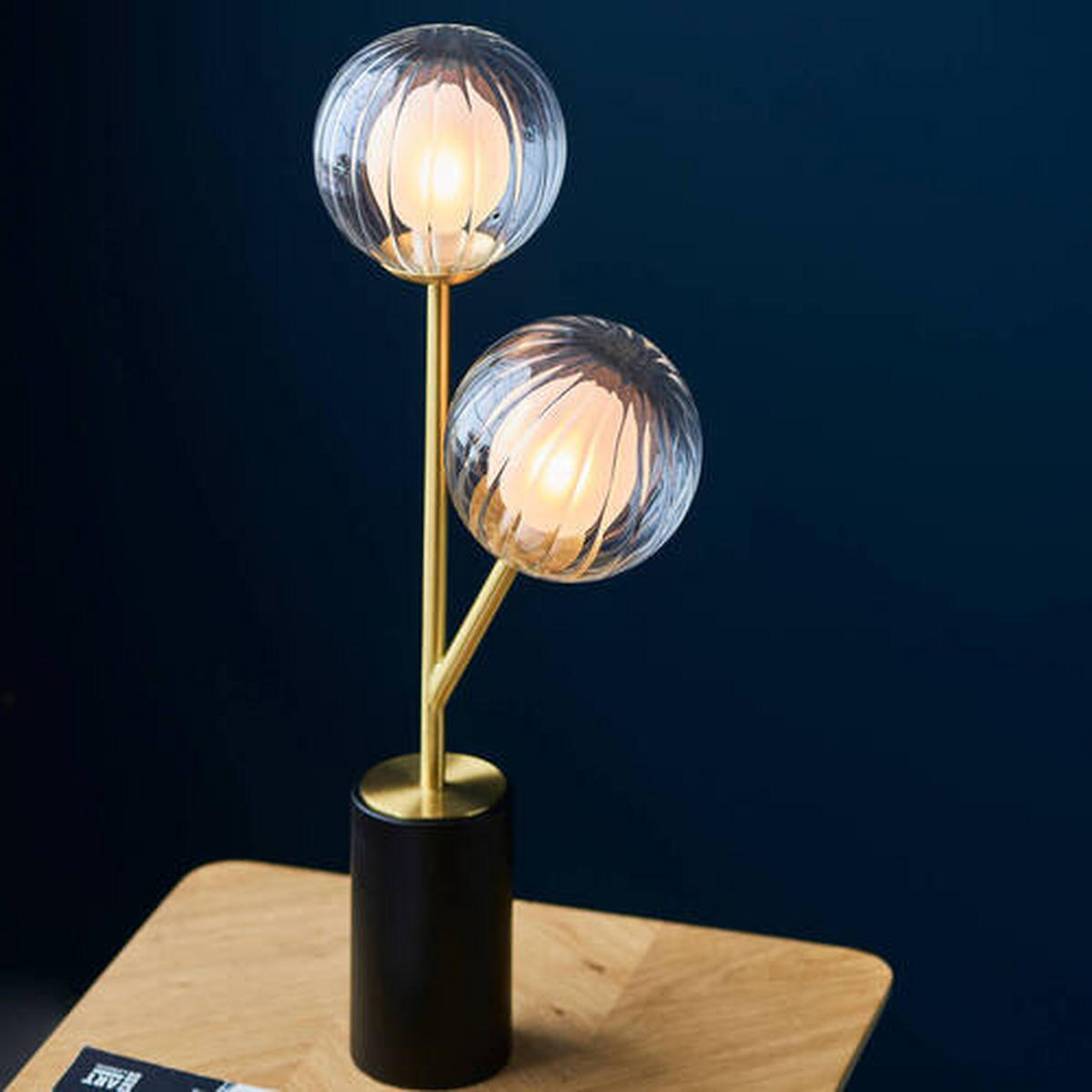 TISCHLEUCHTE Northwest 19/12/51 cm   - Klar/Chromfarben, Design, Glas/Metall (19/12/51cm) - ENDON