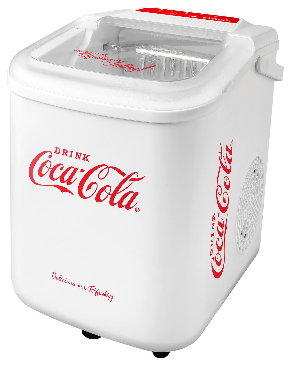 EISWÜRFELMASCHINE  - Rot/Weiß, Basics, Kunststoff (22.2/29.4/29cm)