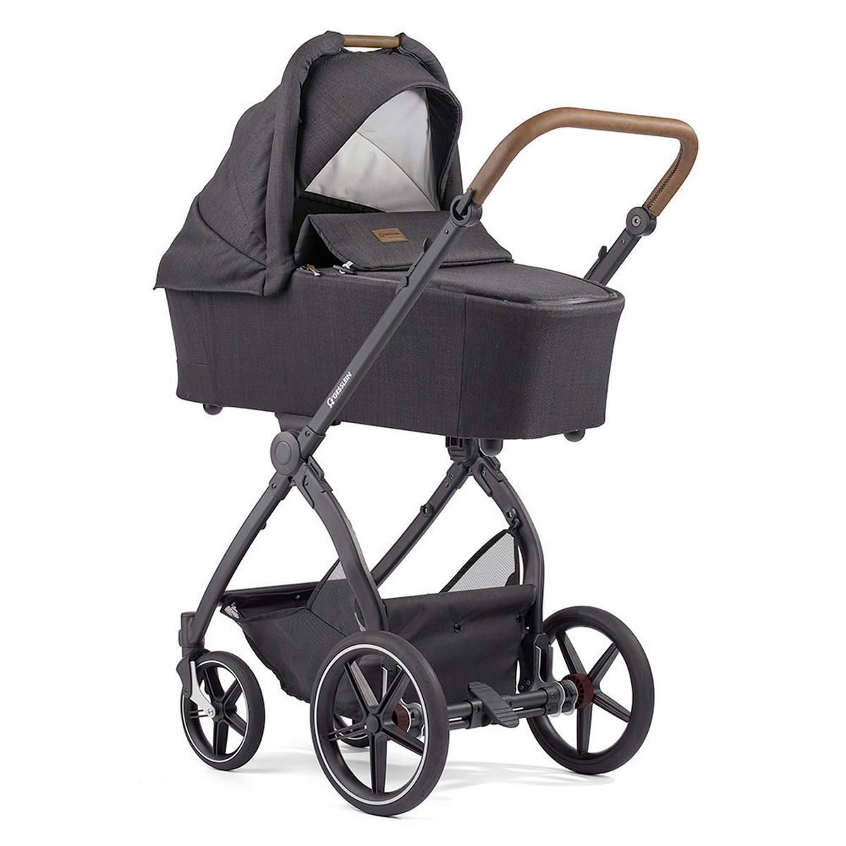 KOMBIKINDERWAGEN FX4 Swing Set  - Schwarz, Basics, Metall (100/55/130cm) - Gesslein