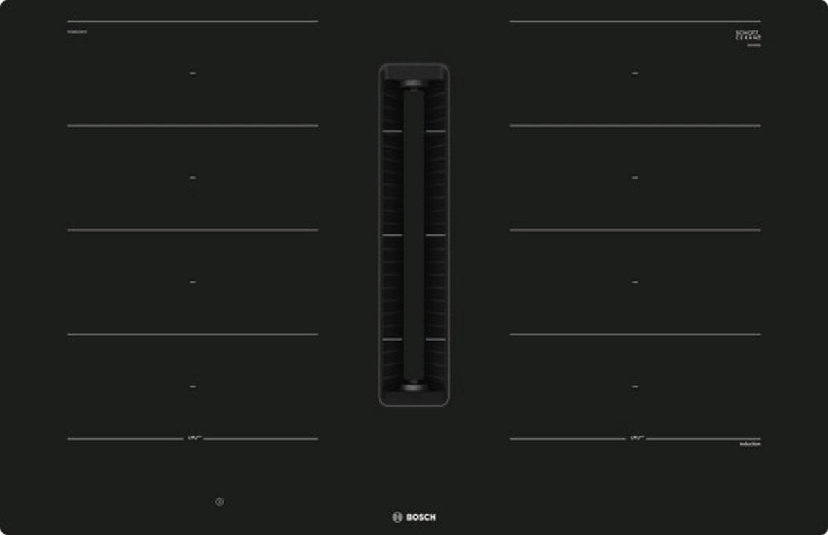KOMBINACIJA PLOČE I ASPIRATORA - Dizajnerski, metal/keramika (79,2/22,7/51,2cm)