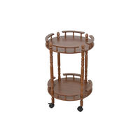 SERVIERWAGEN massiv Nussbaumfarben  - Nussbaumfarben, KONVENTIONELL, Holz/Holzwerkstoff (45/45/69cm) - MID.YOU