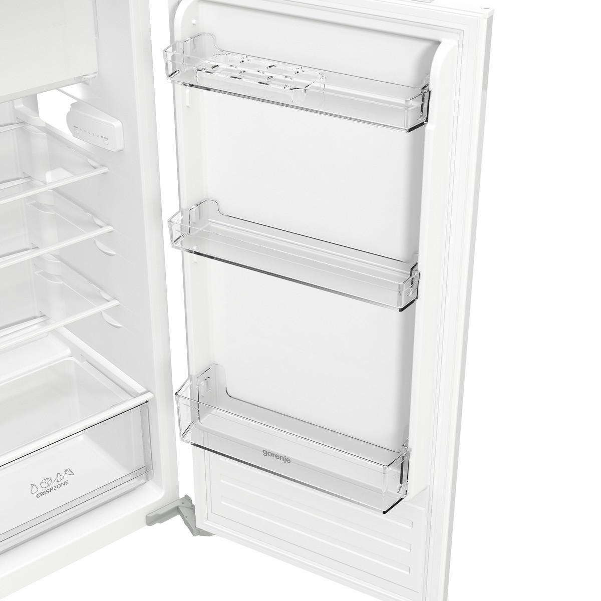 KÜHLSCHRANK 54/122,1/54,5 cm RBI512D22  - Weiß, Trend, Glas/Metall (54/122,1/54,5cm) - Gorenje