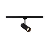 SCHIENENSYSTEM-STRAHLER URail Theron 6,2/20 cm  - Schwarz, Basics, Kunststoff (6,2/20cm) - Paulmann
