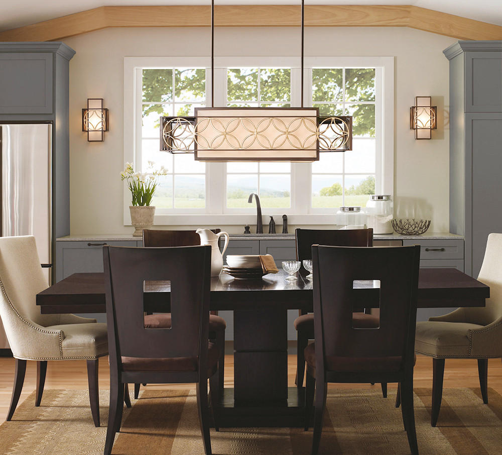 HÄNGELEUCHTE 53,4/53.4/102,9 cm  - Goldfarben/Bronzefarben, LIFESTYLE, Metall (53,4/53.4/102,9cm) - Elstead Lighting