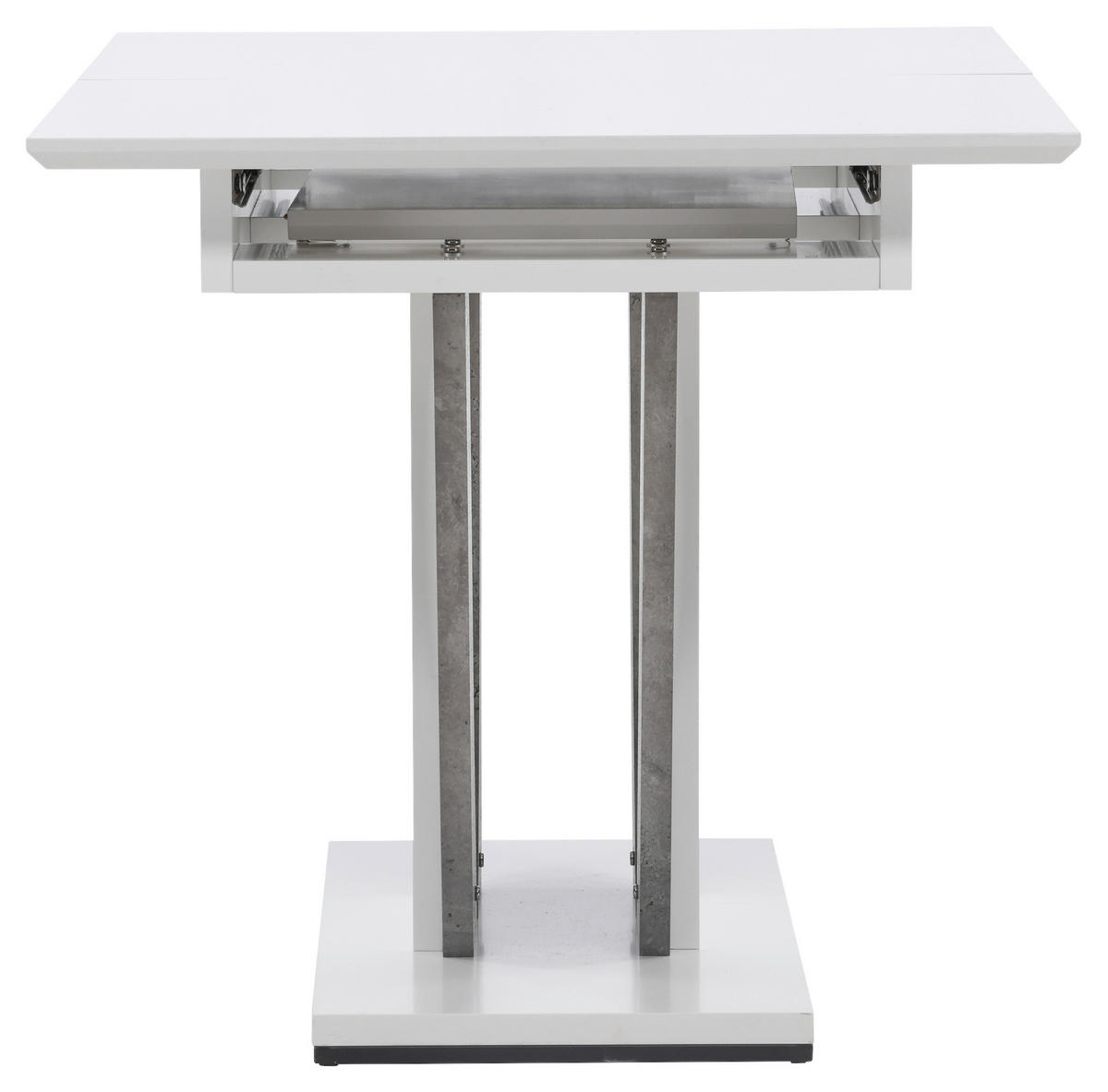 ESSTISCH in Holzwerkstoff 120/80/76 cm  - Weiß/Grau, Design, Holz/Holzwerkstoff (120/80/76cm) - Livetastic