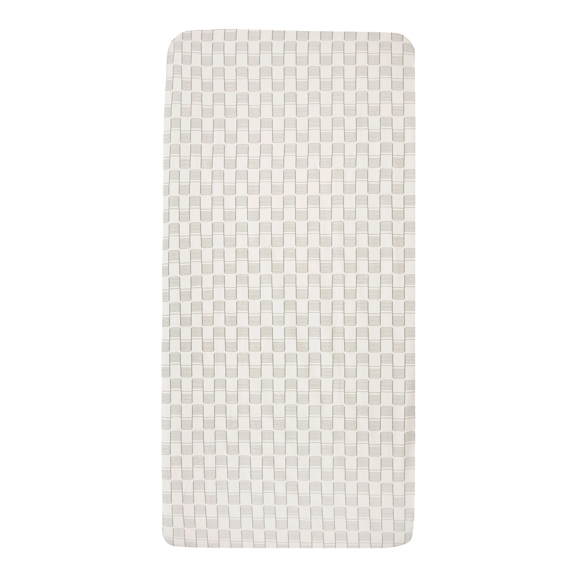 KINDERSPANNBETTTUCH 40/80 cm   - Dunkelgrün/Weiß, Basics, Textil (40/80cm) - Witlof for Kids