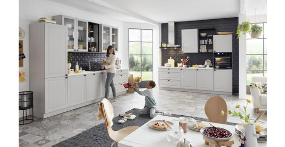 EINBAUKÜCHE - Grau, Design, Holzwerkstoff - Dieter Knoll