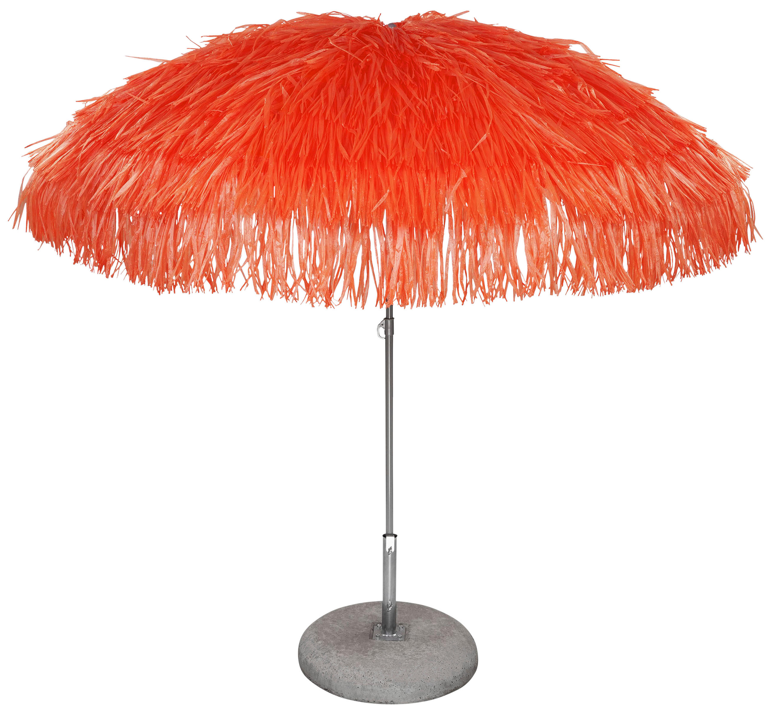Jan Kurtz Sonnenschirm Orange, Alu 200x200 cm