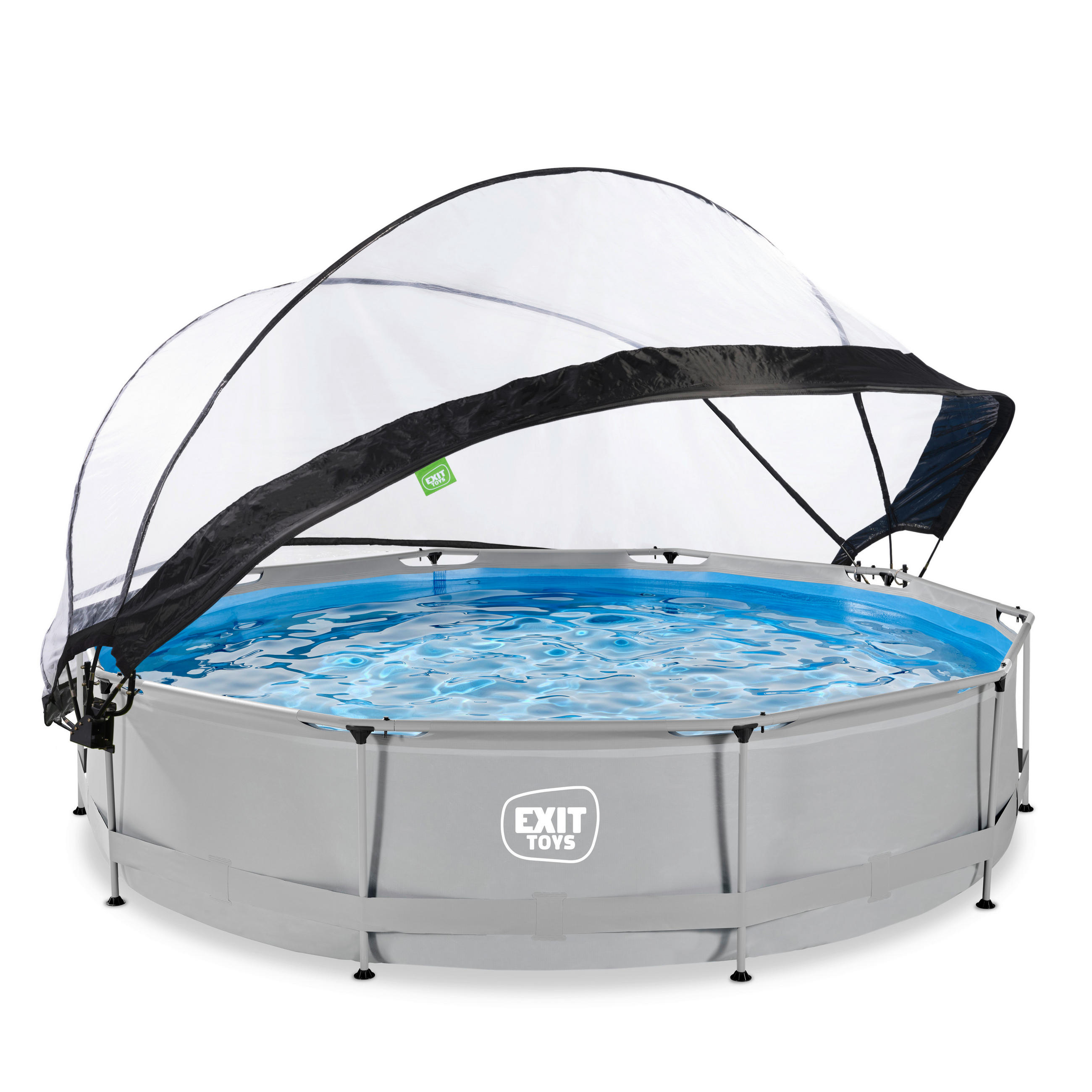 POOL SET 380/250 cm  - grå, Klassisk, plast (380/250cm) - EXIT Toys