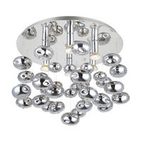 Plafonieră - culoare crom, Basics, metal (49/49/38cm)