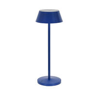 PORTABEL LAMPA 11/30 cm   - blå/svart, Trend, metall/plast (11/30cm) - Dieter Knoll