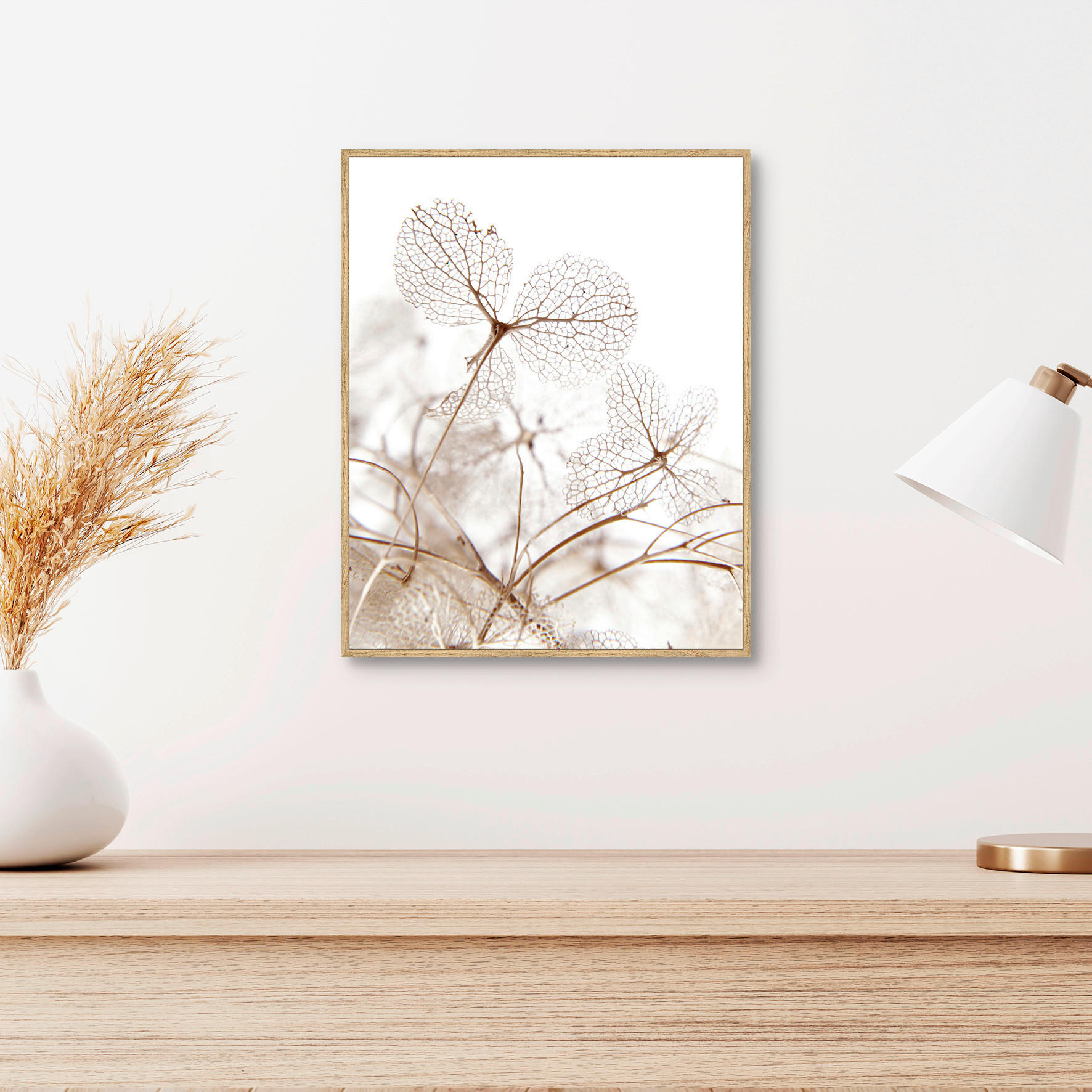 KUNSTDRUCK Landschaft & Natur, Blumen 40/50 cm  - Eichefarben/Multicolor, LIFESTYLE, Holzwerkstoff (40/50cm) - Monee