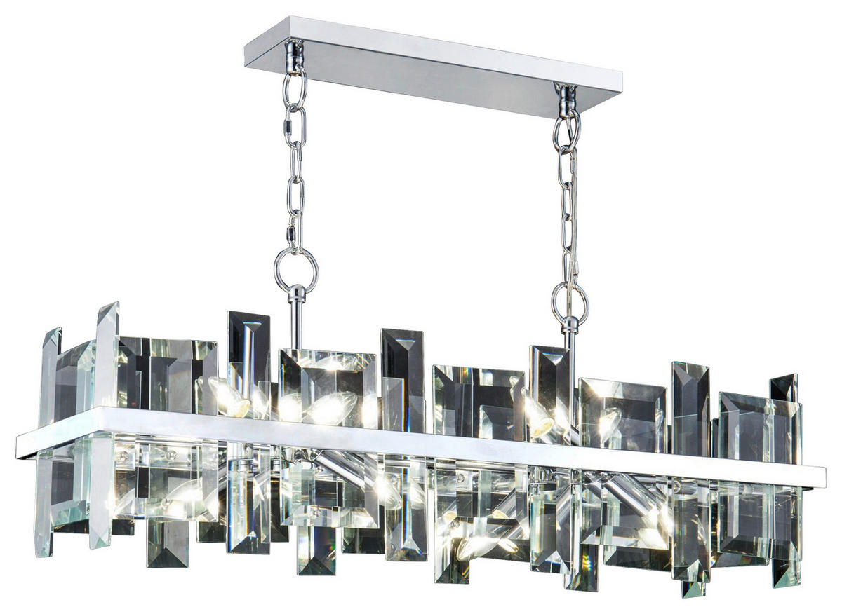 PENDELLAMPA 85,5/34/26,5 cm  - kromfärg, Basics, metall/glas (85,5/34/26,5cm) - MAYTONI