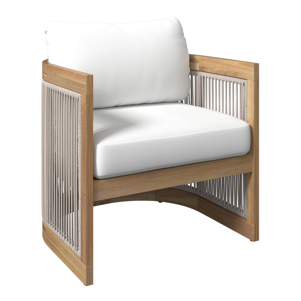 GARTENSET  - Beige/Akaziefarben, MODERN, Holz (132/64/70cm) - Ambia Garden