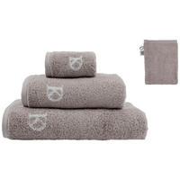 WASCHLAPPEN Basic Weiß, Beige 3-teilig  - Beige/Weiß, Design, Textil (16/21cm) - Dieter Knoll