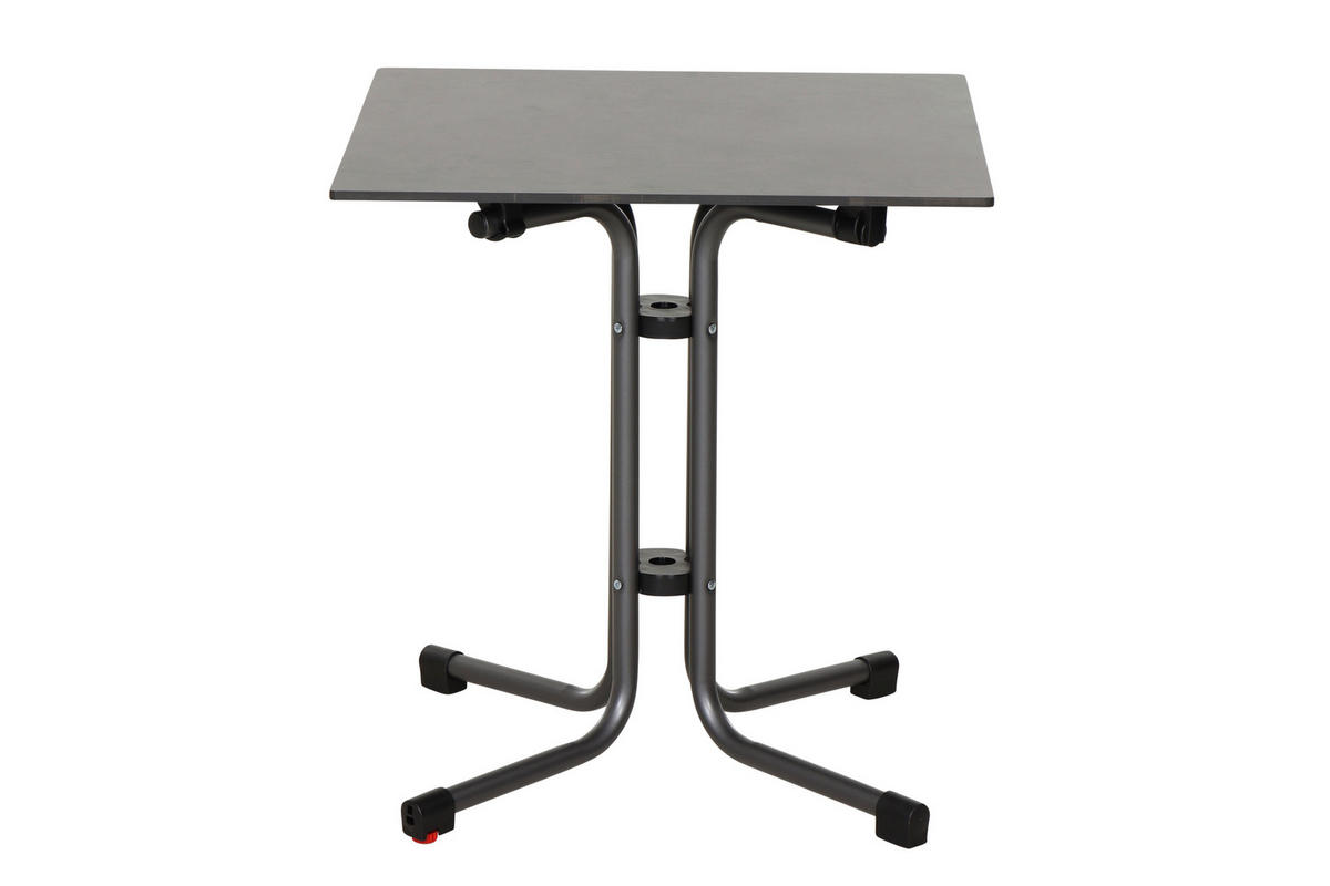 GARTENGARNITUR 3-teilig  - Grau, Basics, Holzwerkstoff/Kunststoff (65/80/65cm) - Siena Garden