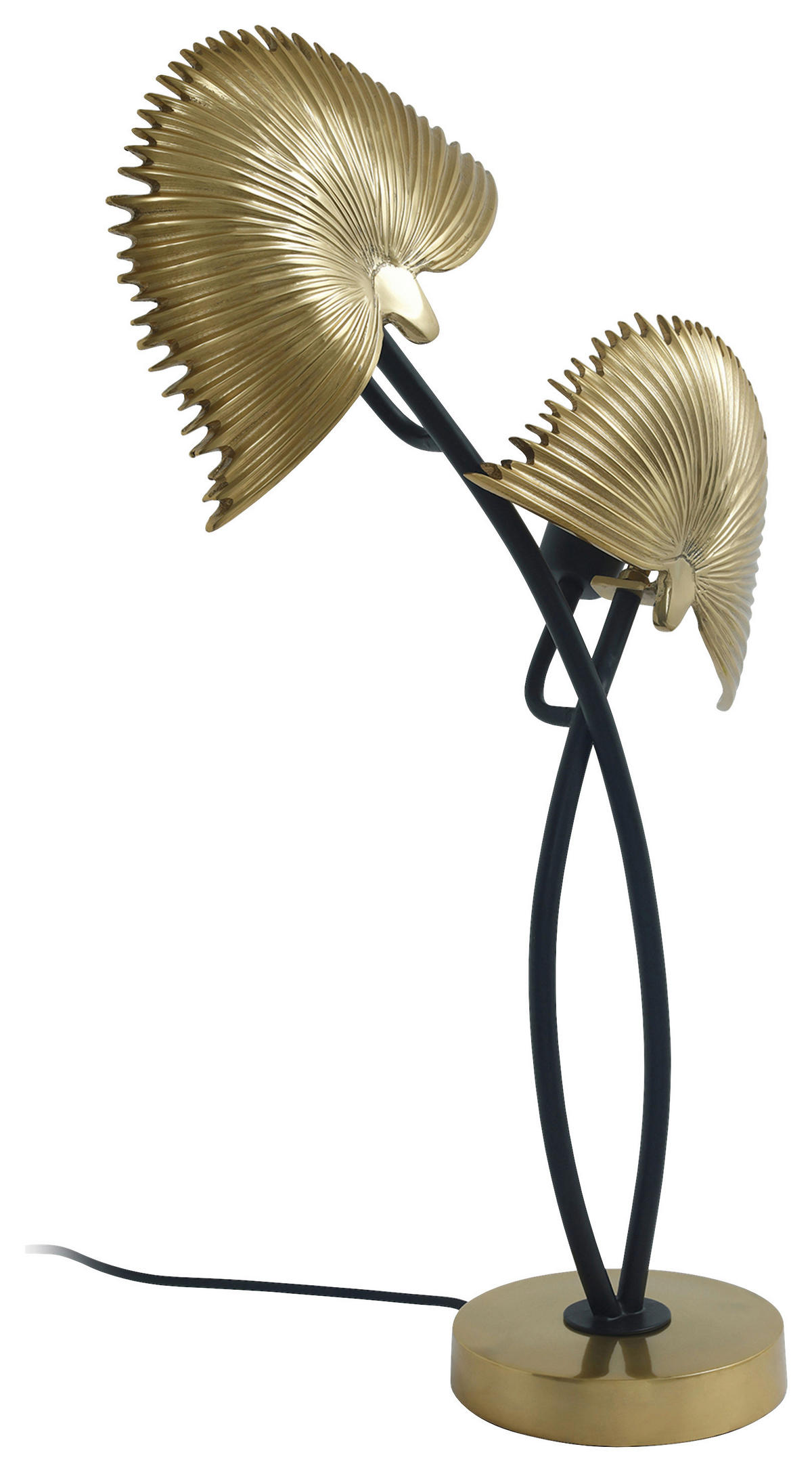 TISCHLEUCHTE - Goldfarben, Basics, Metall (38/16/60cm) - Kayoom