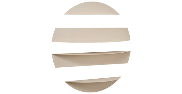 WANDREGAL  - Kaschmir, Basics, Metall (76/76/18.5cm) - Xora