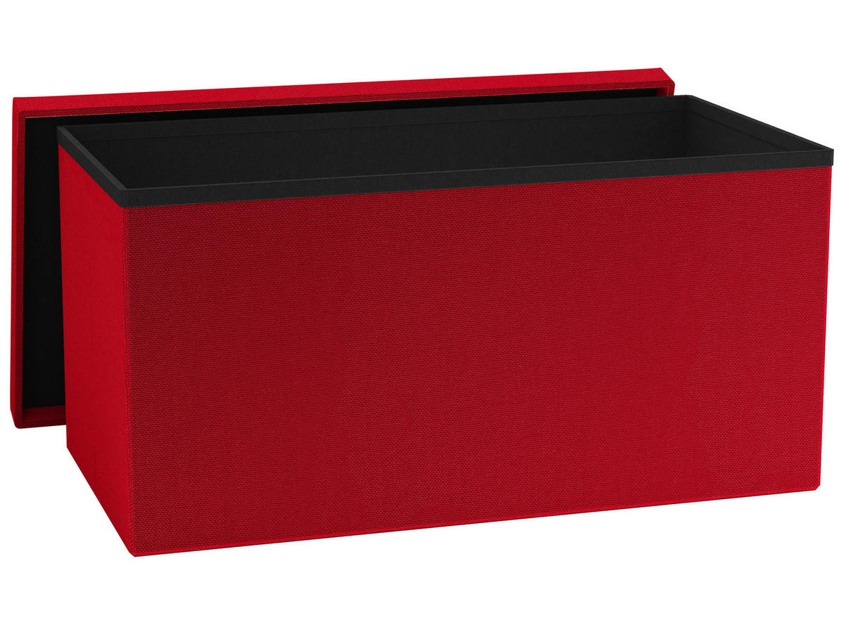 SITZBOX  - Rot, Basics, Kunststoff (76/38/38cm) - MID.YOU