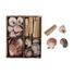 Deko Muschel Set - Naturfarben, Trend, Holz (20/17/6cm) Deko Muschel Set - Naturfarben, Trend, Holz (20/17/6cm)