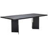 ESSTISCH in Holz 220/100/75 cm  - Schwarz, ROMANTIK / LANDHAUS, Holz/Metall (220/100/75cm) - Linea Natura
