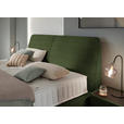 BOXSPRINGBETT 160/200 cm  in Olivgrün  - Schwarz/Olivgrün, Design, Kunststoff/Textil (160/200cm) - Johann Jakob