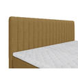 BOXBETT 180/200 cm  in Senfgelb  - Senfgelb/Schwarz, Basics, Kunststoff/Textil (180/200cm) - Carryhome