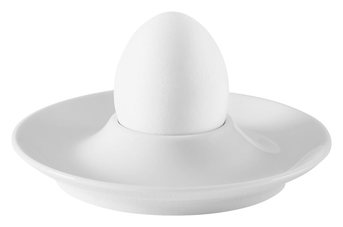 EIERBECHER Keramik Porzellan  - Weiß, Basics, Keramik (13/3cm) - Seltmann Weiden
