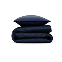 BETTWÄSCHE Satinado Makosatin 155/220 cm  - Dunkelblau, Basics, Textil (155/220cm)