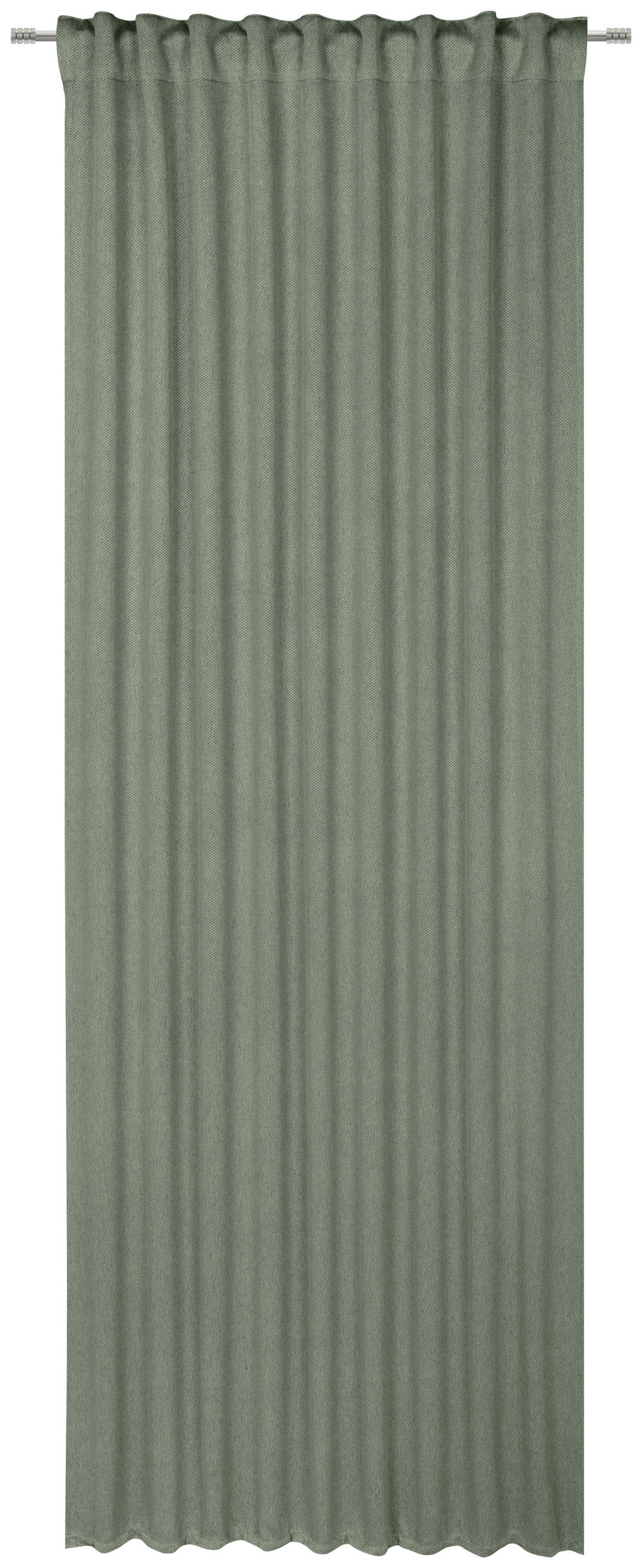 FERTIGVORHANG Verdunkelung  - Grün, Basics, Textil (135/245cm) - Esposa