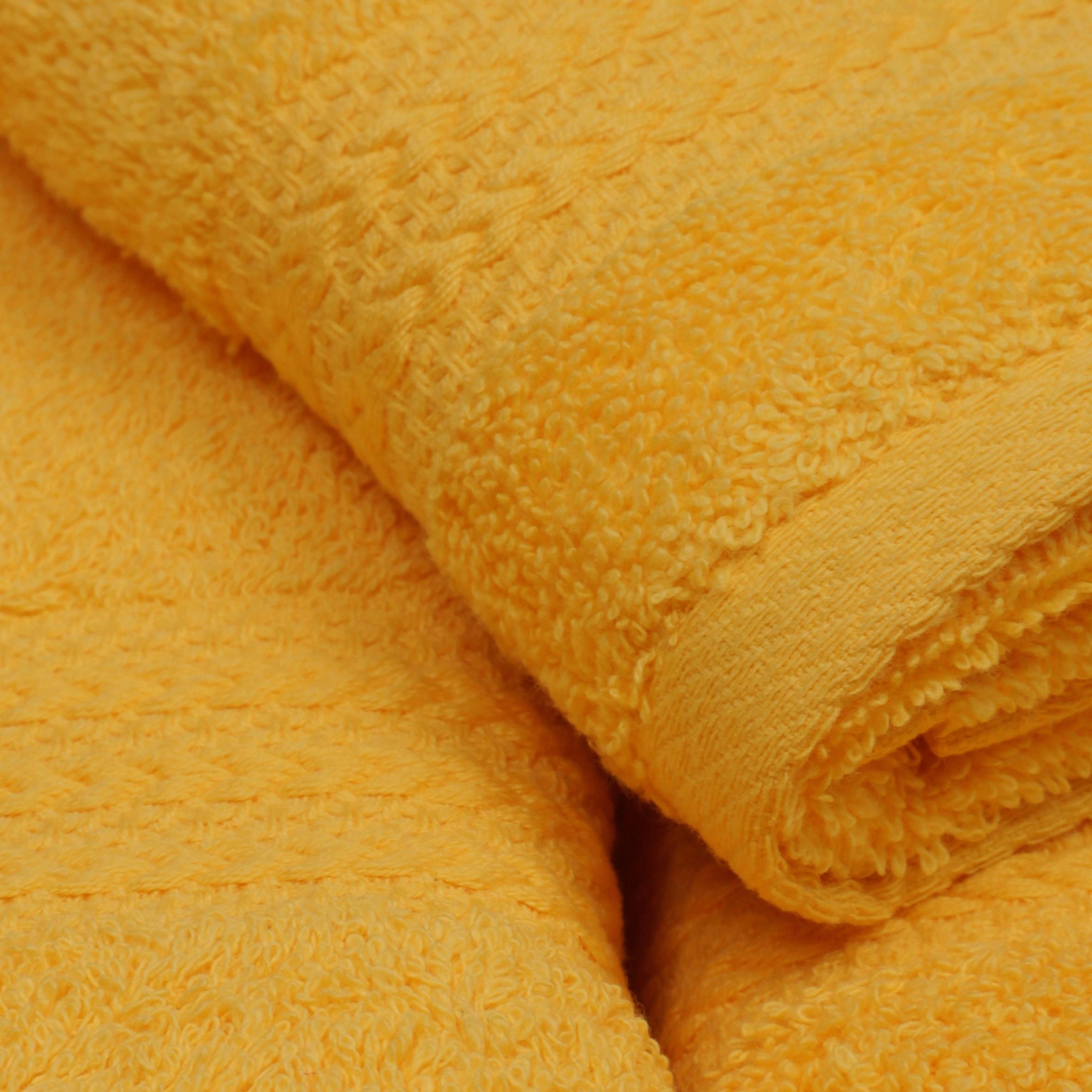 FROTTIERSET Gelb 3-teilig  - Gelb, Basics, Textil (30/50cm)