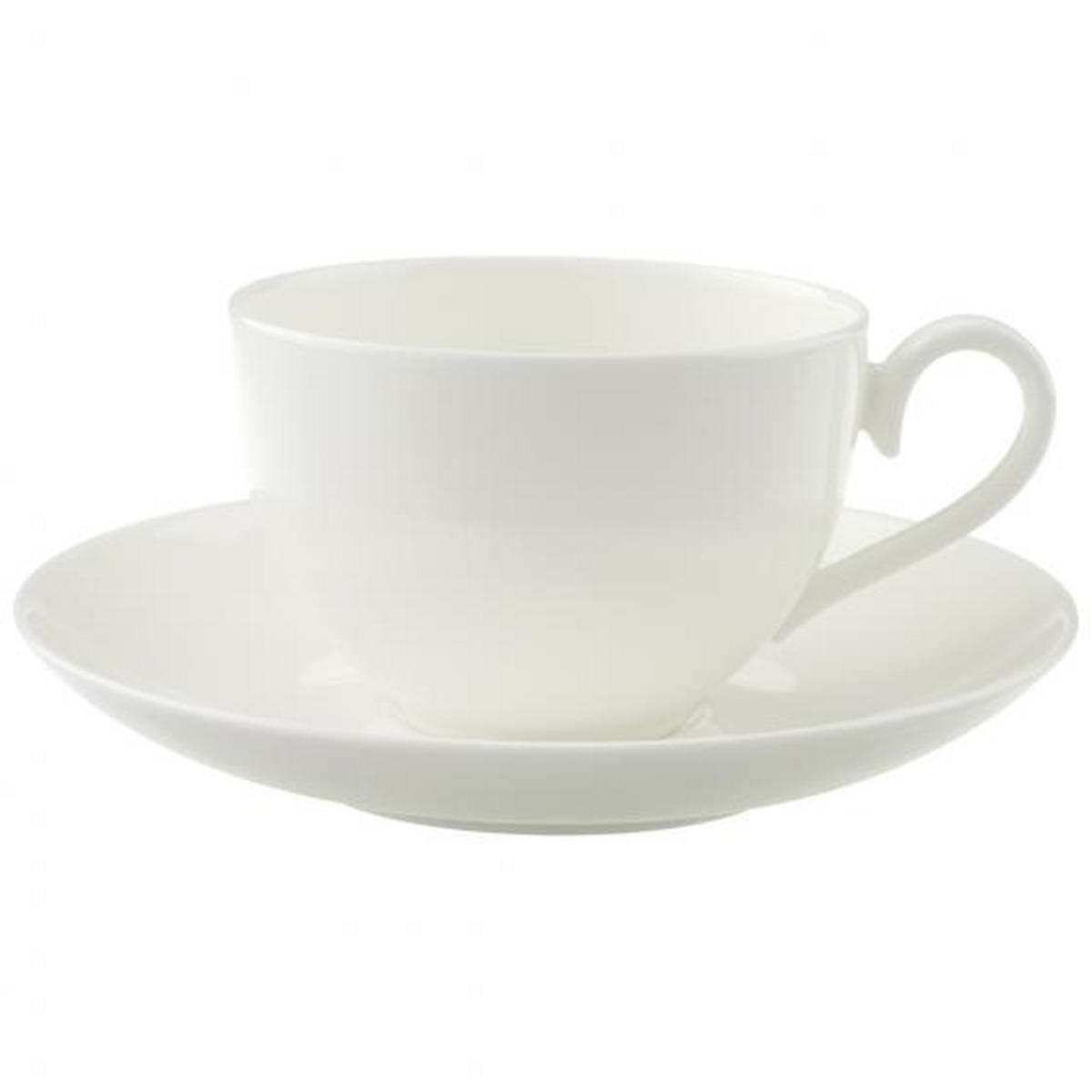 UNTERTASSE Noblesse  18 cm   - Weiß, Basics, Keramik (18cm) - Noblesse - V&B