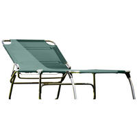 DREIBEINLIEGE 74/40/207 cm  - Grün, Basics, Textil/Metall (74/40/207cm) - FIAM