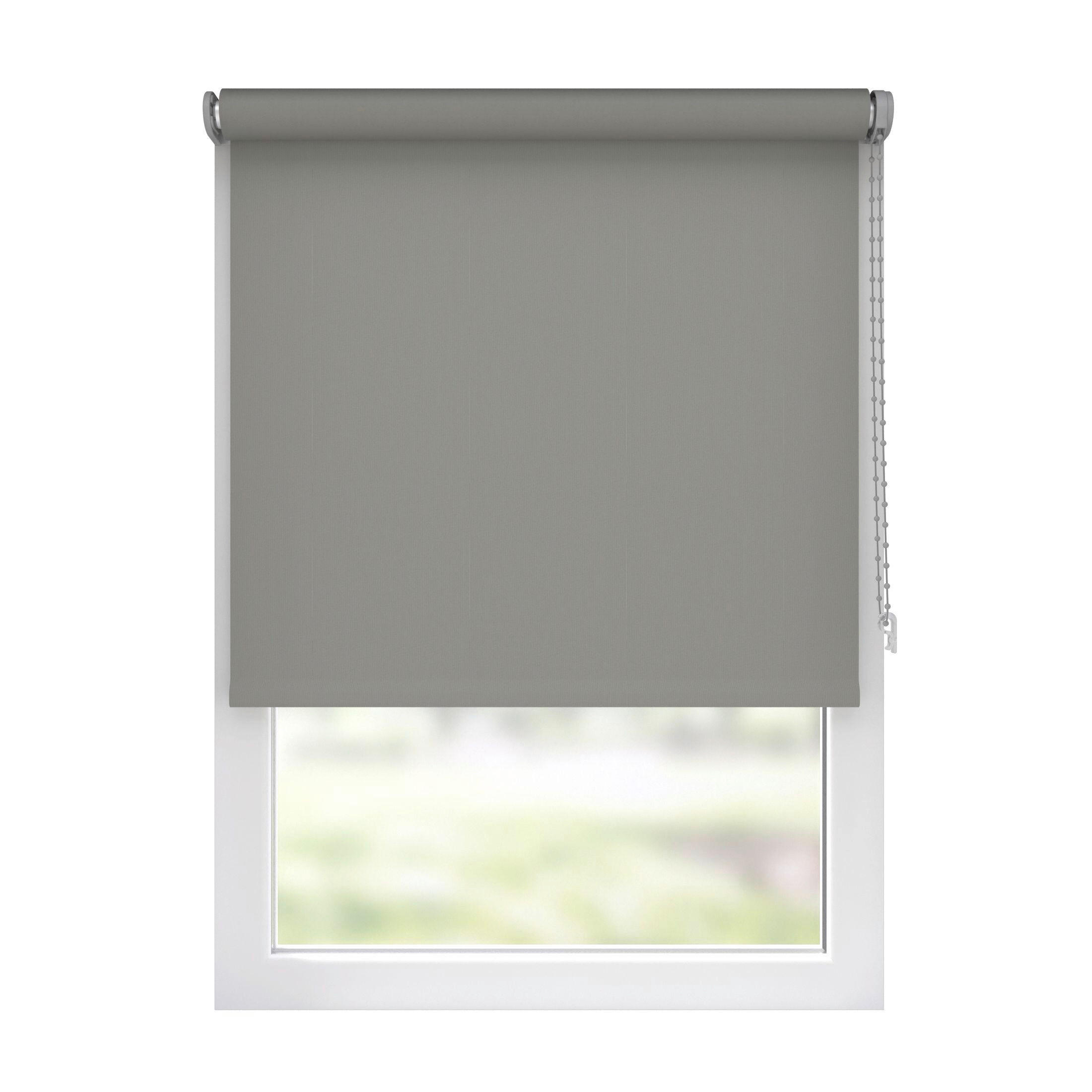 VERDUNKELUNGSROLLO  - Dunkelgrau, Basics, Textil (110/190cm)