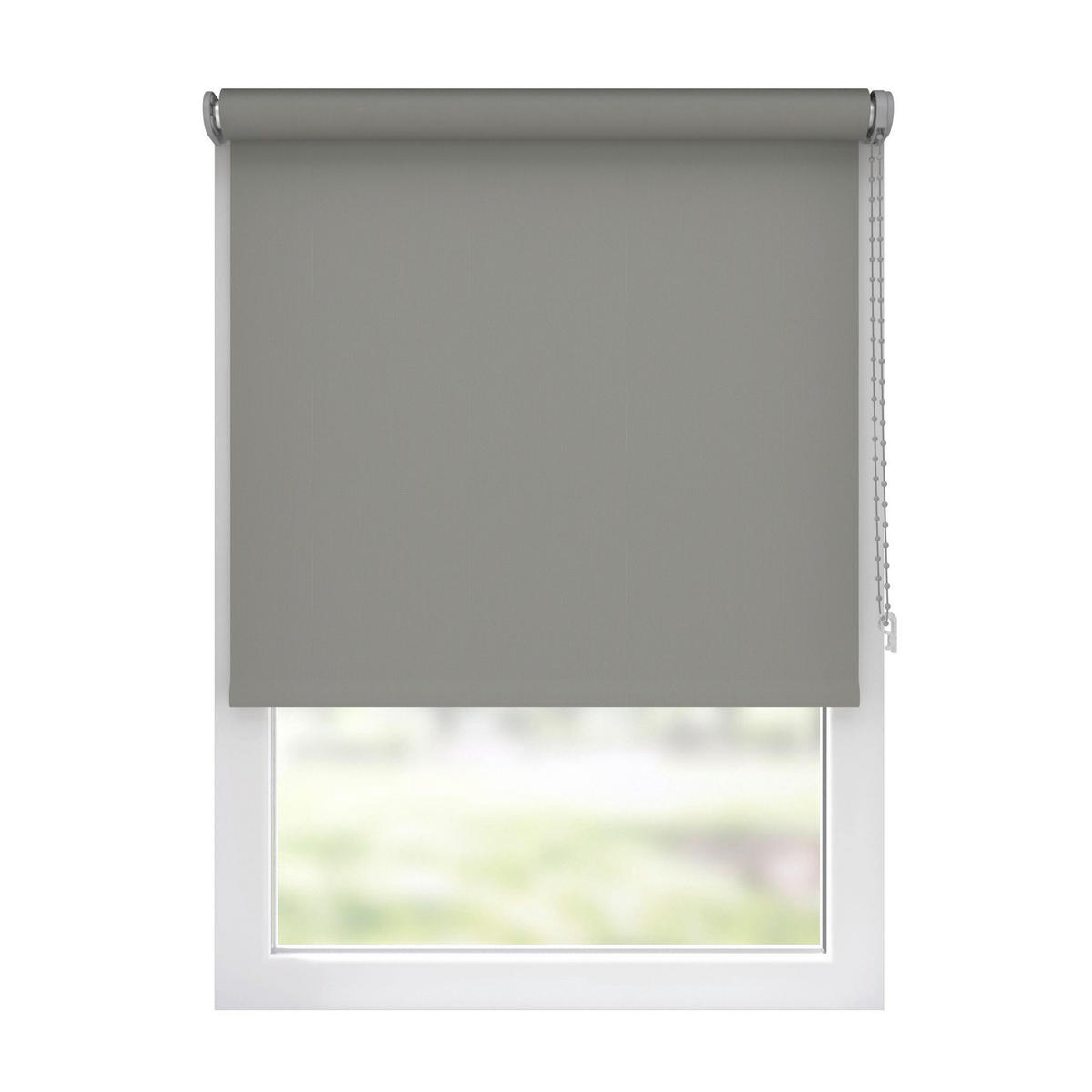 VERDUNKELUNGSROLLO  - Dunkelgrau, Basics, Textil (100/190cm)