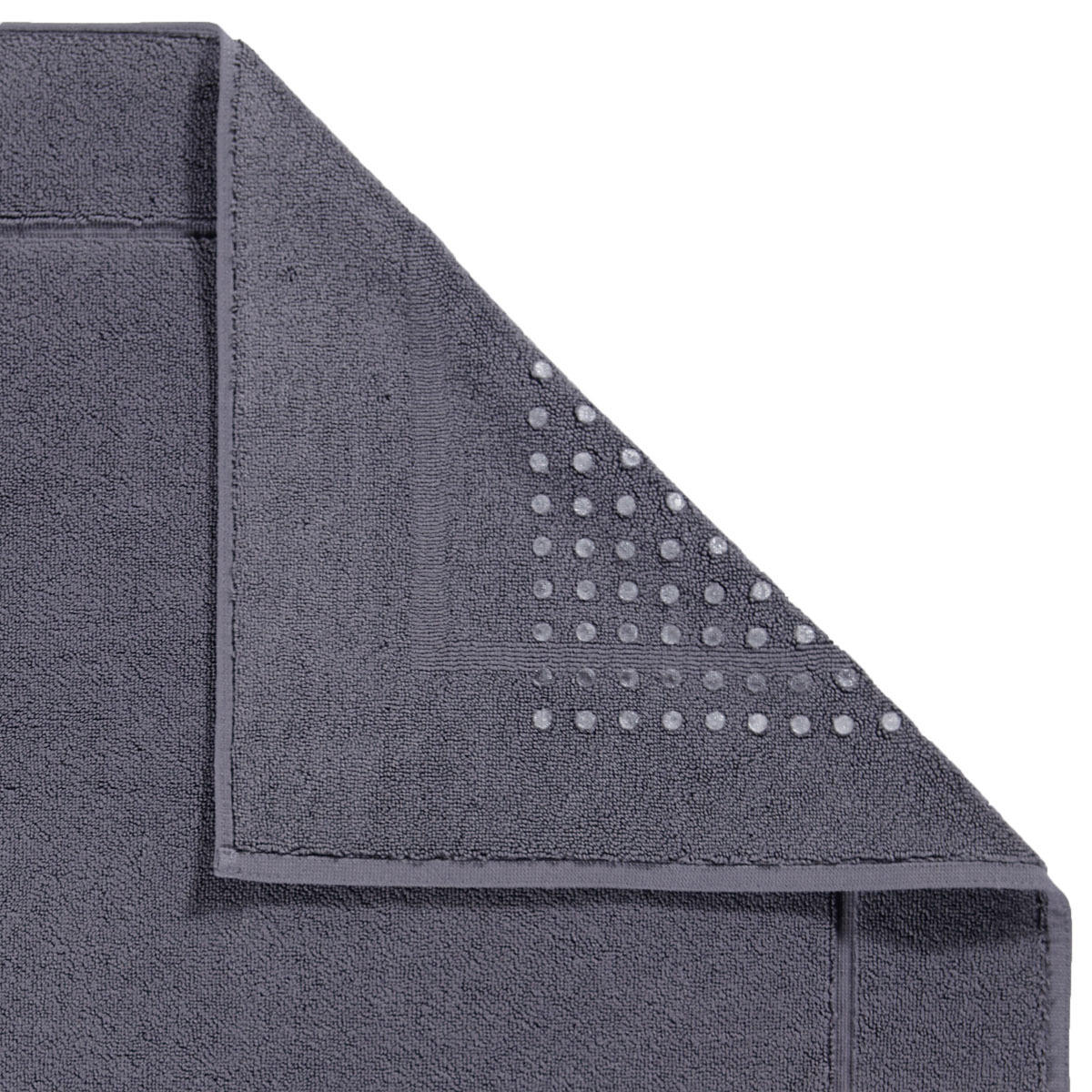 BADEMATTE London 60/60 cm - Graphitfarben, Basics, Kunststoff/Textil (60/60cm) - Aquanova