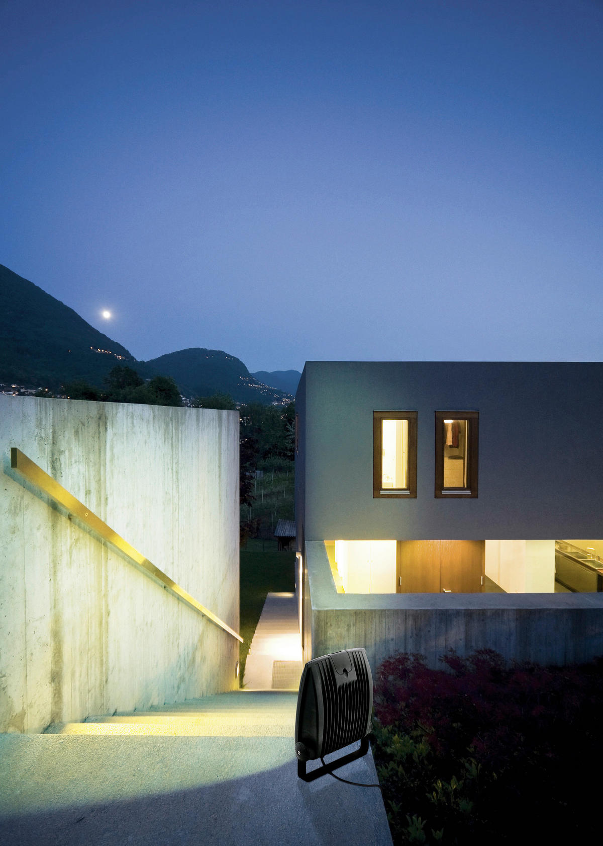 AUßENLEUCHTE 32,5/11/39,5 cm   - Klar/Anthrazit, Design, Glas/Metall (32,5/11/39,5cm) - Eglo