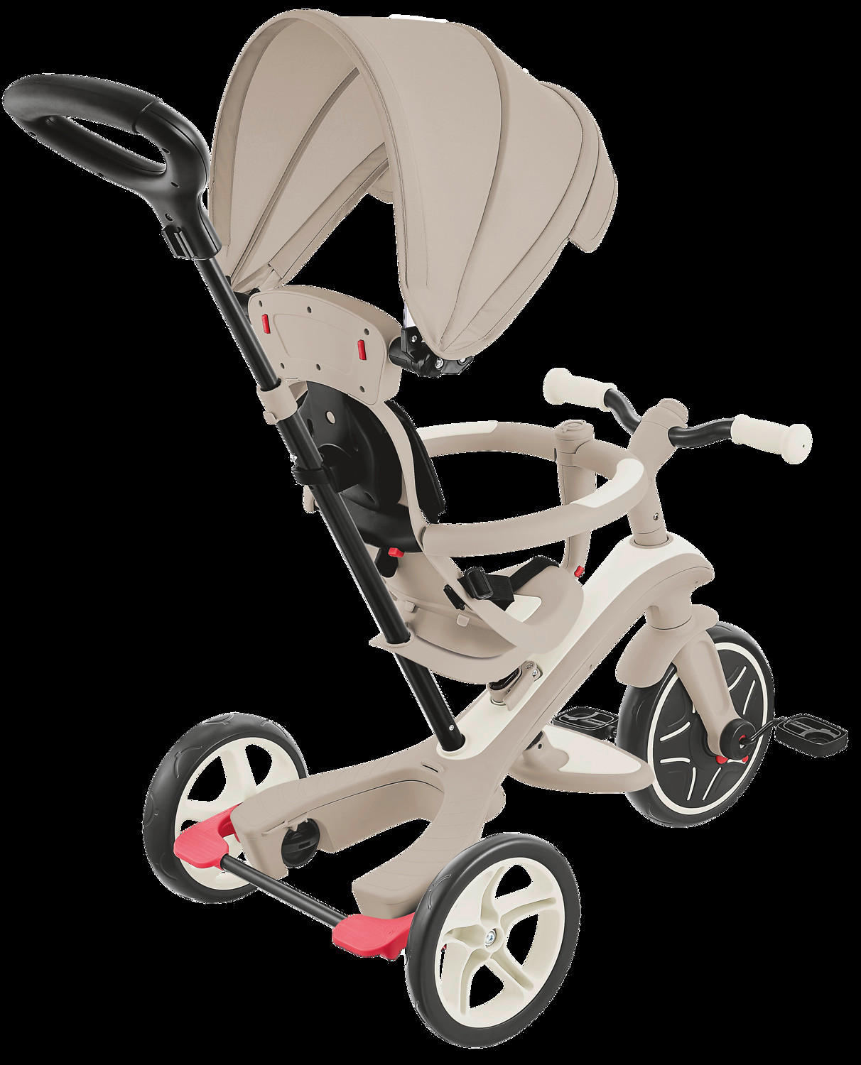 DREIRAD EXPLORER TRIKE 4in1 ECO  - Perlmutt, Basics, Kunststoff (95/47/97,5cm) - GLOBBER