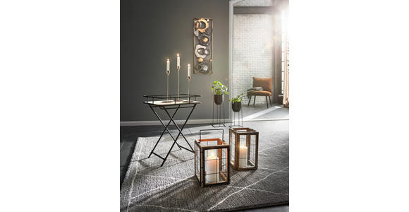 WANDDEKO Metall - Multicolor, LIFESTYLE, Metall (89,5/31/4cm) - Ambia Home