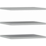 EINLEGEBODENSET 47,8/42/2,2 cm Grau  - Grau, Design, Holzwerkstoff (47,8/42/2,2cm) - Carryhome