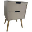 NACHTSCHRANK 40/60/30 cm Kiefer massiv  - Kaschmir/Naturfarben, Design, Holz/Holzwerkstoff (40/60/30cm) - Xora