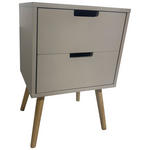 NACHTSCHRANK 40/60/30 cm Kiefer massiv  - Kaschmir/Naturfarben, Design, Holz/Holzwerkstoff (40/60/30cm) - Xora