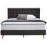 BOXSPRINGBETT 140/200 cm in Dunkelgrau - Dunkelgrau/Naturfarben, Design, Holz/Textil (140/200cm) - Carryhome BOXSPRINGBETT 140/200 cm in Dunkelgrau - Dunkelgrau/Naturfarben, Design, Holz/Textil (140/200cm) - Carryhome